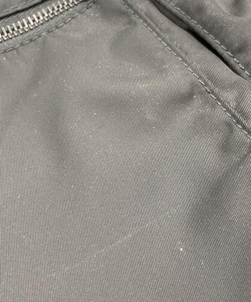 PRADA（プラダ）PRADA (プラダ) Re-Nylon xサフィアーノレザー トートバッグ ブラックの古着・服飾アイテム
