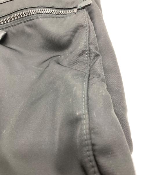 PRADA（プラダ）PRADA (プラダ) Re-Nylon xサフィアーノレザー トートバッグ ブラックの古着・服飾アイテム