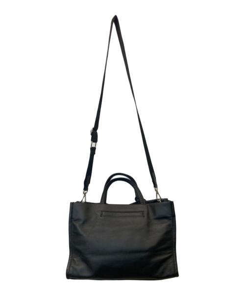 sampo（サンポ）sampo (サンポ) ear PAPILLONNER (イアパピヨネ) レザー2WAYバッグ ブラックの古着・服飾アイテム