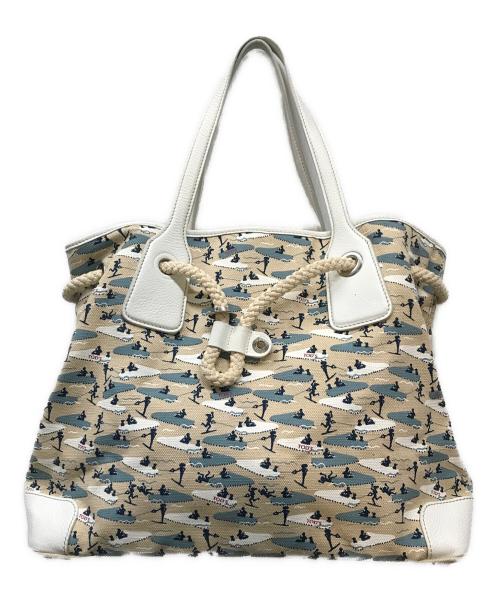 TOD'S（トッズ）TOD'S (トッズ) コラボボトートバッグ ベージュの古着・服飾アイテム