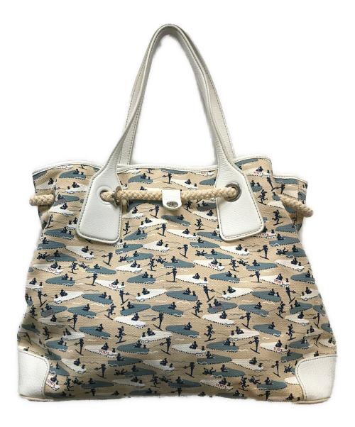 TOD'S（トッズ）TOD'S (トッズ) コラボボトートバッグ ベージュの古着・服飾アイテム