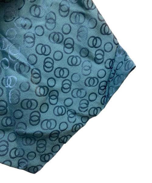 flagstuff（フラグスタフ）FLAGSTUFF (フラグスタフ) CIRCLE PATTERN S/S SHIRT ブルー サイズ:Lの古着・服飾アイテム