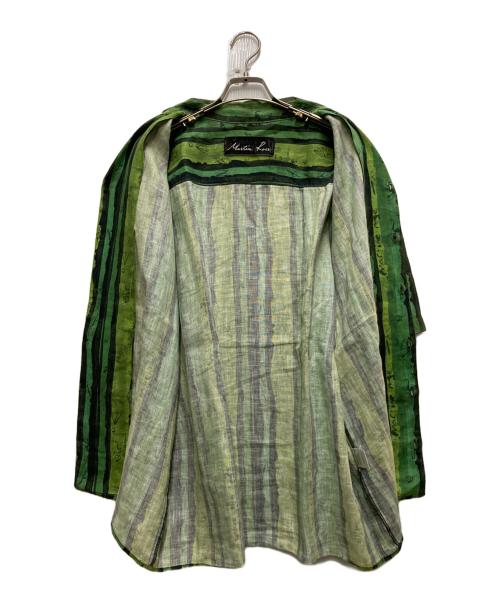 MARTINE ROSE（マーティン・ローズ）MARTINE ROSE (マーティン・ローズ) VACATION SHIRT グリーン サイズ:Sの古着・服飾アイテム