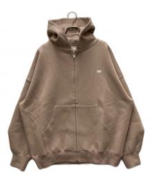WE'RTHY（ワーシー）の古着「SWEAT HOODIE」｜ピンクベージュ