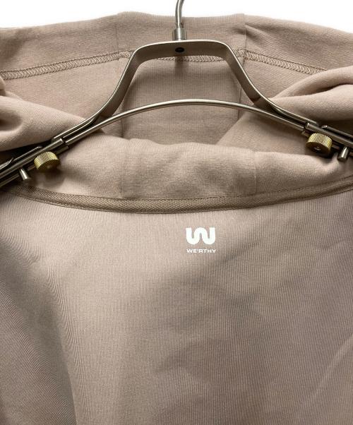 WE'RTHY（ワーシー）WE'RTHY (ワーシー) SWEAT HOODIE ピンクベージュ サイズ:FREEの古着・服飾アイテム