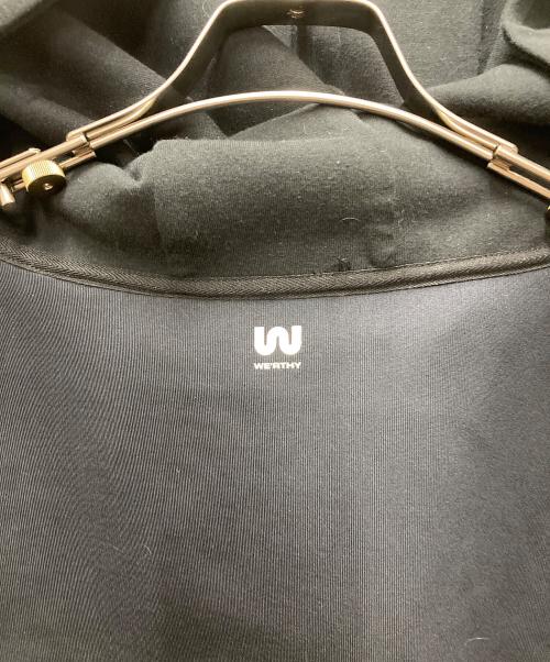 WE'RTHY（ワーシー）WE'RTHY (ワーシー) SWEAT HOODIE ブラック サイズ:FREEの古着・服飾アイテム
