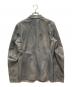 JIL SANDER (ジルサンダー) レザーテーラードジャケット グレー サイズ:48：16000円