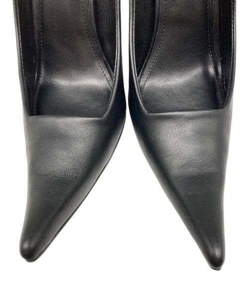 POOLDE（プールデ）POOLDE (プールデ) Belted Horn Pumps ブラック サイズ:37の古着・服飾アイテム