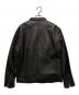BEAUTY&YOUTH (ビューティーアンドユース) シープレザー シングル ライダースジャケット ブラック サイズ:L：14000円