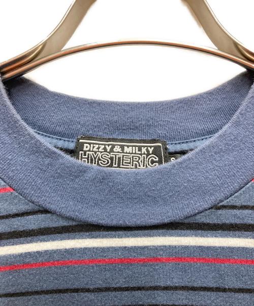 Hysteric Glamour（ヒステリックグラマー）Hysteric Glamour (ヒステリックグラマー) ボーダーTシャツ レッド×ネイビー サイズ:Ｓの古着・服飾アイテム
