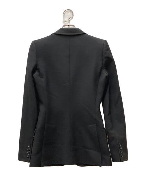 DOLCE & GABBANA（ドルチェ＆ガッバーナ）DOLCE & GABBANA (ドルチェ＆ガッバーナ) 裏地レオパード セットアップスーツ ブラック サイズ:38の古着・服飾アイテム