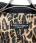中古・古着 DOLCE & GABBANA (ドルチェ＆ガッバーナ) 裏地レオパード セットアップスーツ ブラック サイズ:38：18000円