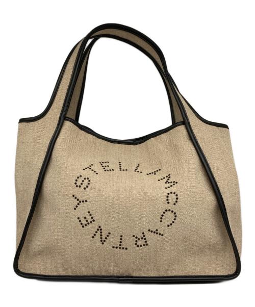 STELLA McCARTNEY（ステラマッカートニー）STELLA McCARTNEY (ステラマッカートニー) ロゴトートバッグ ベージュの古着・服飾アイテム