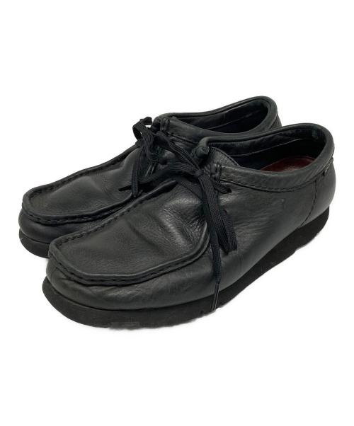 CLARKS（クラークス）CLARKS (クラークス) レザーワラビー ブラック サイズ:26.5の古着・服飾アイテム