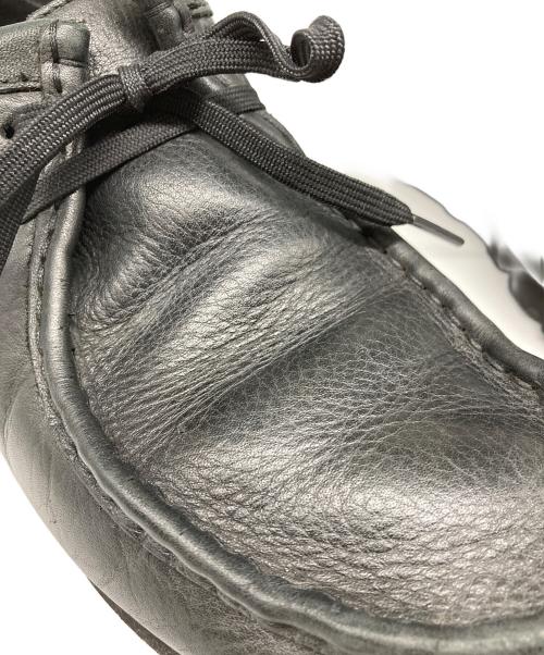 CLARKS（クラークス）CLARKS (クラークス) レザーワラビー ブラック サイズ:26.5の古着・服飾アイテム