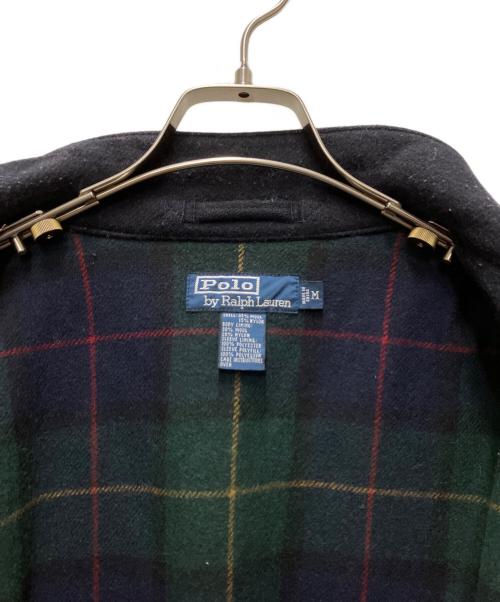 POLO RALPH LAUREN（ポロ・ラルフローレン）POLO RALPH LAUREN (ポロ・ラルフローレン) 90s ウールハリントンジャケット（G9型） ブラック サイズ:Mの古着・服飾アイテム
