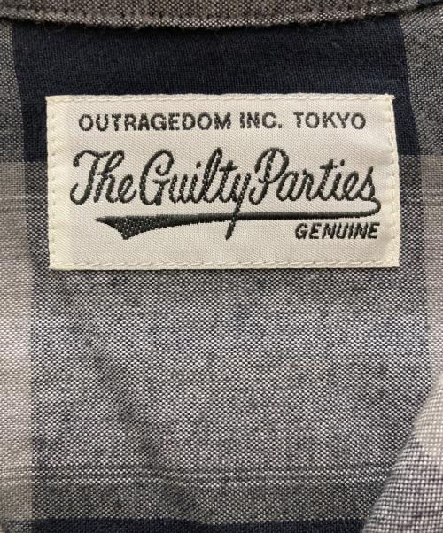 WACKO MARIA（ワコマリア）WACKO MARIA (ワコマリア) OMBRE CHECK OPEN COLLAR SHIRT L/S グレー サイズ:XLの古着・服飾アイテム