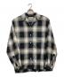 WACKO MARIA（ワコマリア）の古着「OMBRE CHECK OPEN COLLAR SHIRT L/S」｜グレー