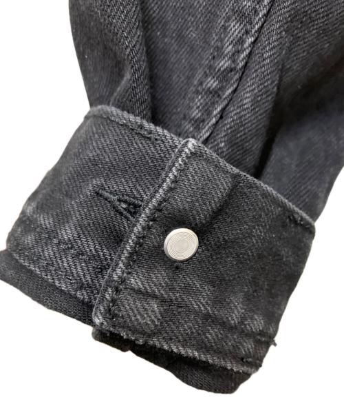 KITH（キス）KITH (キス) Centre Denim Jacket ブラック サイズ:Mの古着・服飾アイテム