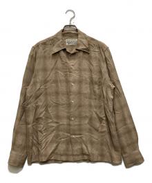 WACKO MARIA（ワコマリア）の古着「レーヨンオンブレシャツ」｜ブラウン