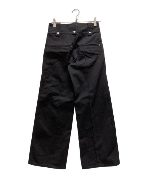 ISABEL MARANT（イザベルマラン）ISABEL MARANT (イザベルマラン) センタープレスワイドパンツ ブラック サイズ:34の古着・服飾アイテム