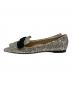 JIMMY CHOO (ジミーチュウ) Gala star スターグリッターパンプス/バレッタパンプス シルバー サイズ:37 1/2：13000円