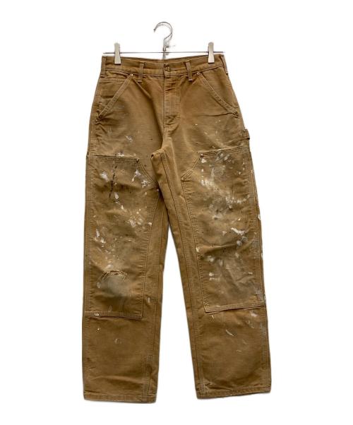 CarHartt（カーハート）CarHartt (カーハート) ダブルニーダックパンツ ベージュ サイズ:28の古着・服飾アイテム