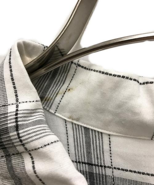 PACS（パックス）PACS (パックス) SANDY SHIRTS グレー×ホワイト サイズ:Rの古着・服飾アイテム