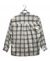 PACS (パックス) SANDY SHIRTS グレー×ホワイト サイズ:R：7000円