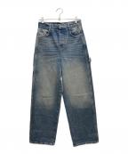 MARC JACOBSマークジェイコブス）の古着「CRYSTAL DENIM OVERSIZED JEAN」｜インディゴ