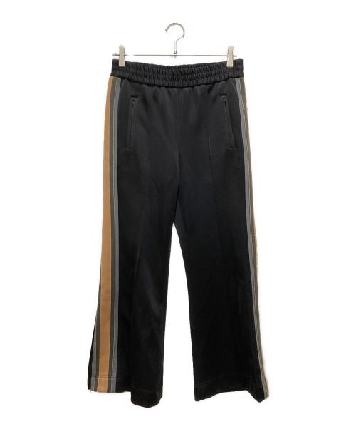 MARC JACOBS（マークジェイコブス）MARC JACOBS (マークジェイコブス) サイドラインフレアトラックパンツ ブラック サイズ:00の古着・服飾アイテム