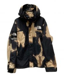THE NORTH FACE×SUPREME（ザ ノース フェイス×シュプリーム）の古着「Bleached Denim Print Mountain Jacket」｜ブラック×ベージュ