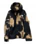 THE NORTH FACE（ザ ノース フェイス）の古着「Bleached Denim Print Mountain Jacket」｜ブラック×ベージュ