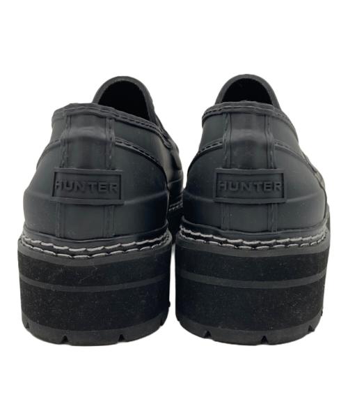 HUNTER（ハンター）HUNTER (ハンター) REFINED STITCH PENNY LOAFER ブラック サイズ:UK8の古着・服飾アイテム