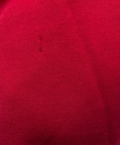 POLO RALPH LAUREN（ポロ・ラルフローレン）POLO RALPH LAUREN (ポロ・ラルフローレン) ワッペン付きスウェットスタジャン レッド サイズ:Lの古着・服飾アイテム