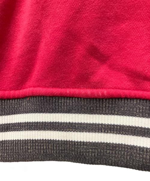 POLO RALPH LAUREN（ポロ・ラルフローレン）POLO RALPH LAUREN (ポロ・ラルフローレン) ワッペン付きスウェットスタジャン レッド サイズ:Lの古着・服飾アイテム