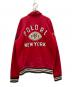 POLO RALPH LAUREN (ポロ・ラルフローレン) ワッペン付きスウェットスタジャン レッド サイズ:L：13000円