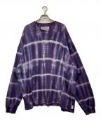 DAIRIKUダイリク）の古着「Tie-dye Thermal Tee」｜パープル