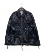 FETICOフェティコ）の古着「ROSE DENIM JACKET」｜インディゴ