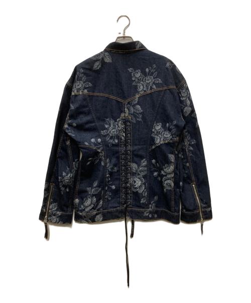 FETICO（フェティコ）FETICO (フェティコ) ROSE DENIM JACKET インディゴ サイズ:36の古着・服飾アイテム