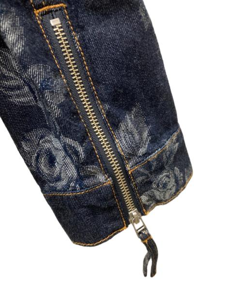 FETICO（フェティコ）FETICO (フェティコ) ROSE DENIM JACKET インディゴ サイズ:36の古着・服飾アイテム