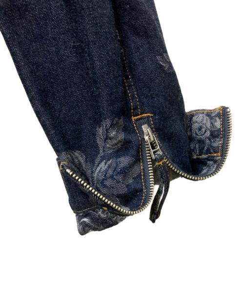 FETICO（フェティコ）FETICO (フェティコ) ROSE DENIM JACKET インディゴ サイズ:36の古着・服飾アイテム