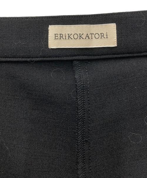 ERiKOKATORi（エリコカトリ）ERIKOKATORI (エリコカトリ) ストレッチパンツ ブラック サイズ:38の古着・服飾アイテム