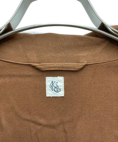 KAPTAIN SUNSHINE（キャプテンサンシャイン）KAPTAIN SUNSHINE (キャプテンサンシャイン) レーヨンシャツ ブラウン サイズ:38の古着・服飾アイテム