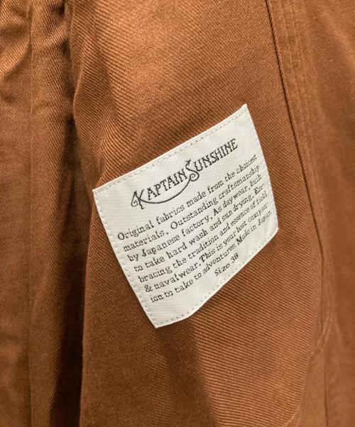 KAPTAIN SUNSHINE（キャプテンサンシャイン）KAPTAIN SUNSHINE (キャプテンサンシャイン) レーヨンシャツ ブラウン サイズ:38の古着・服飾アイテム