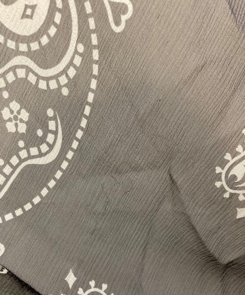 NUMBER (N)INE（ナンバーナイン）NUMBER (N)INE (ナンバーナイン) シルクナスカーフ ネイビーの古着・服飾アイテム