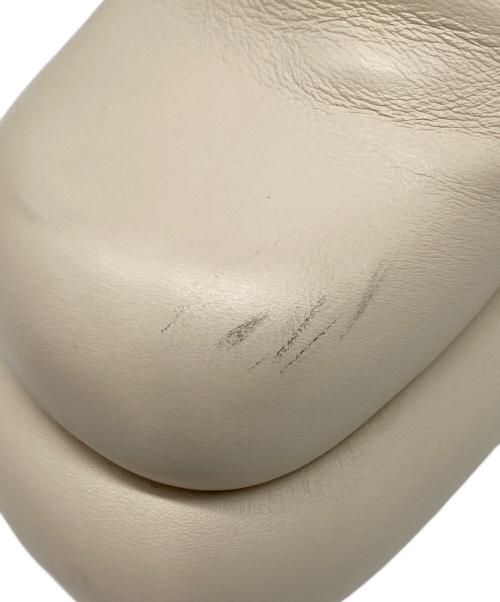 JIL SANDER（ジルサンダー）JIL SANDER (ジルサンダー) ブロックヒールミュール ベージュ サイズ:37の古着・服飾アイテム