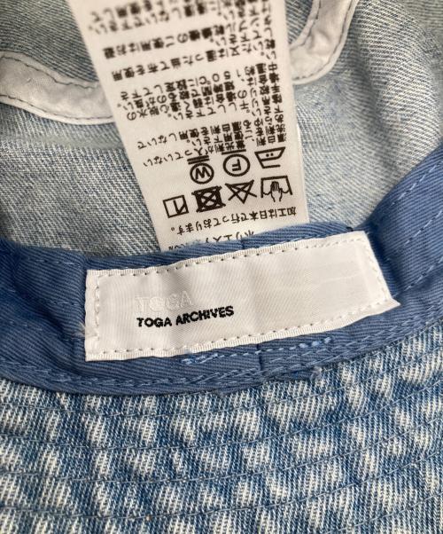TOGA ARCHIVES（トーガアーカイブス）TOGA ARCHIVES (トーガアーカイブス) ハット TZ31-AA939 ブルーの古着・服飾アイテム