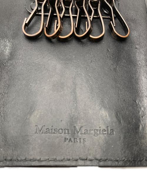 Maison Margiela（メゾンマルジェラ）Maison Margiela (メゾンマルジェラ) ゴートレザー 6連 キーケース ブラックの古着・服飾アイテム