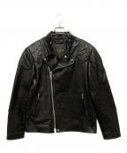 MACKINTOSH LONDON×JAMES GROSEマッキントッシュ ロンドン×ジェームスグロース）の古着「ホースハイドライダースジャケット」｜ブラック